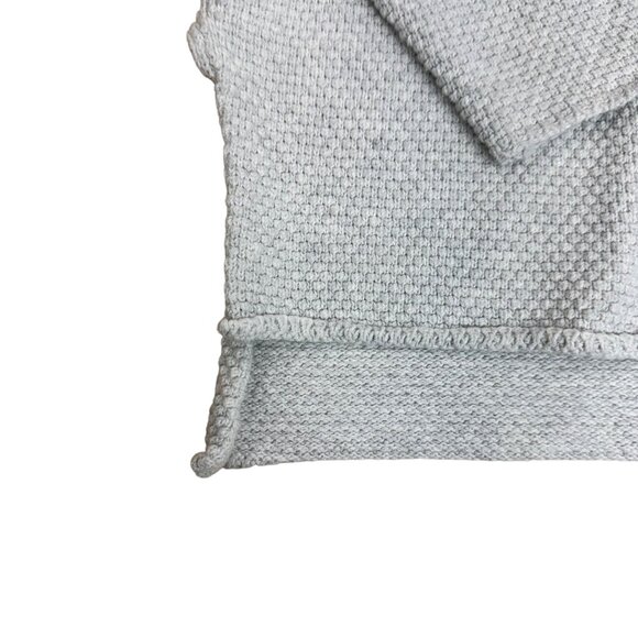 Free People Beach Hailee Heather Light Gray Waffle Knit Set Women's size Lg - Picture 7 of 14